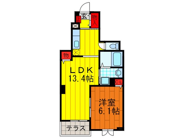 サンモールⅡの物件間取画像